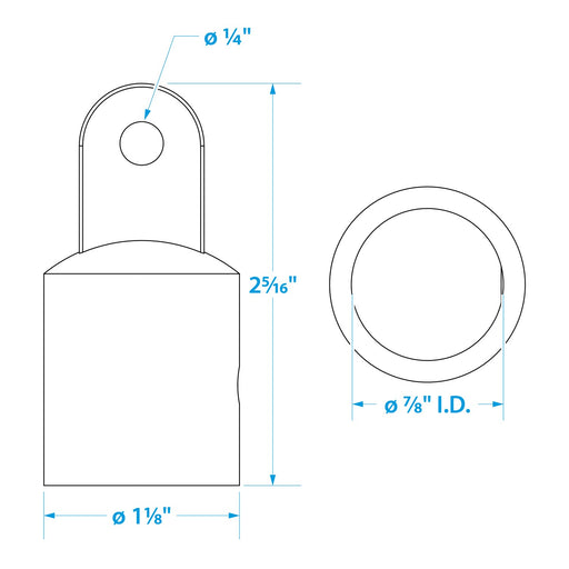 Seachoice External Eye End Cap for Bimini Top, Stainless Steel, 7/8 in. OD