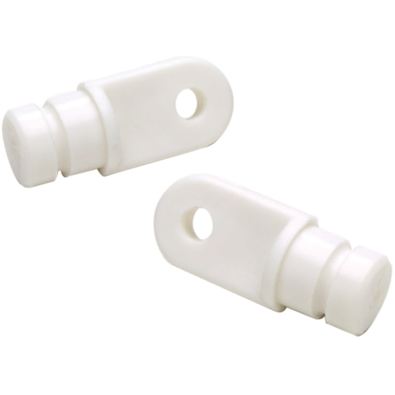 Internal Eye End, 3/4", White