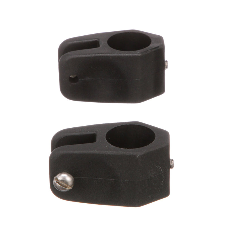 Seachoice Jaw Slide for 7/8 in. Tube Bimini Top, Black Nylon, Pack of 2