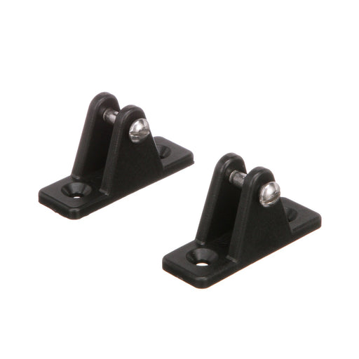 Seachoice Deck Hinge for Bimini Top, Black Nylon, Pack of 2