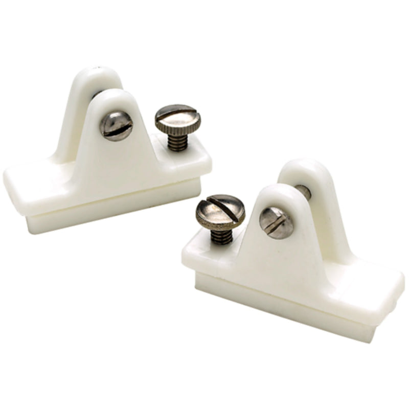 Seachoice Nylon Side Mount Deck Hinges With Stainless Steel Slide Lock (2 Per Pack0