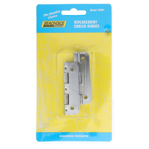 Seachoice Igloo Cooler Replacement Hinge, Stainless Steel, Pack of 2