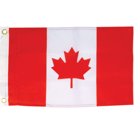 Seachoice 78221 12" x 18" Nylon Print Dyed Canada Flag