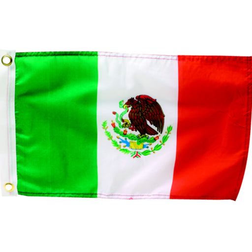 Seachoice 78271 12" x 18" Nylon Print Dyed Mexico Flag