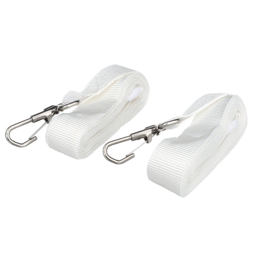 Seachoice 78801 Adjustable Bimini Top Straps w/ Snap Hooks, 96 In., White