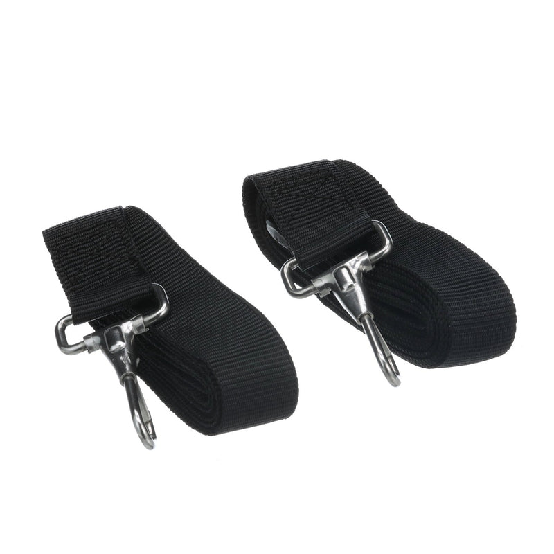 Seachoice 78811 Adjustable Bimini Top Straps w/ Snap Hooks, 96 In. Black