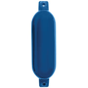 Seachoice twin-eye smooth boat fender in blue; representative family image