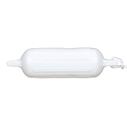 Seachoice Twin Eye Ribbed Fender Kit, Includes a Pair of MFP Fender Lines, White, 6-1/2 In. X 23 In.