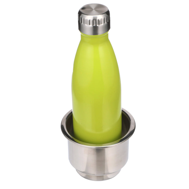 Seachoice 79371 Boat Drink Holder, Recessed, Blue LED, Stainless Steel