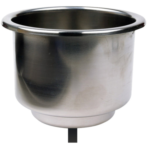 Seachoice 79391 Stainless Steel Recessed Drink Holder With Red LED Light