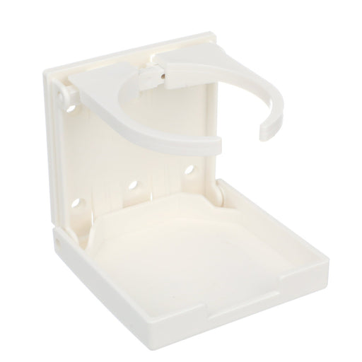 Seachoice Folding Drink Holder, Adjustable, Boat, White