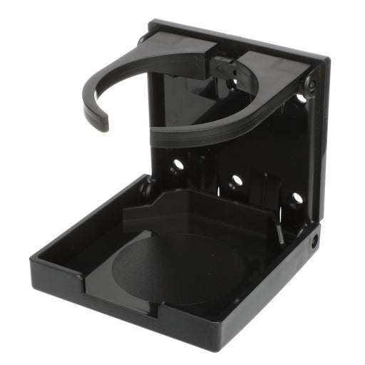 Seachoice Folding Drink Holder, Adjustable, Boat, Black