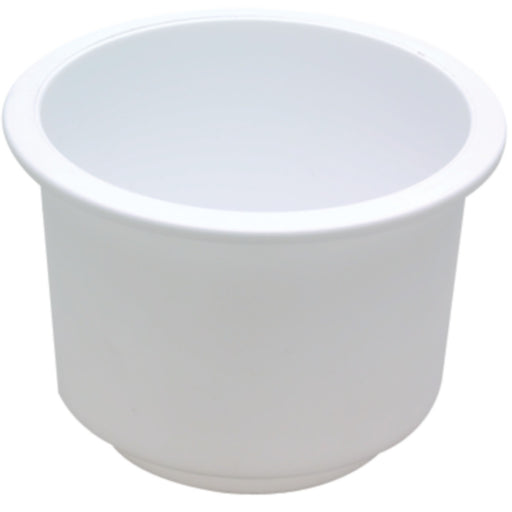 Seachoice 79490 Drink Holder - White, Large Recessed