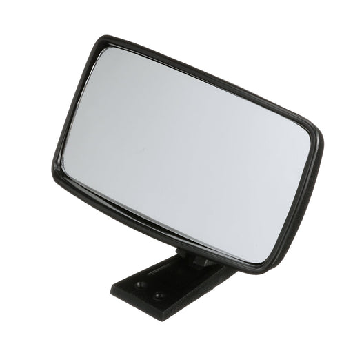 Seachoice Universal Boat Mirror, 8 in. X 4 in. Convex Safety Glass, Black ABS Plastic Housing