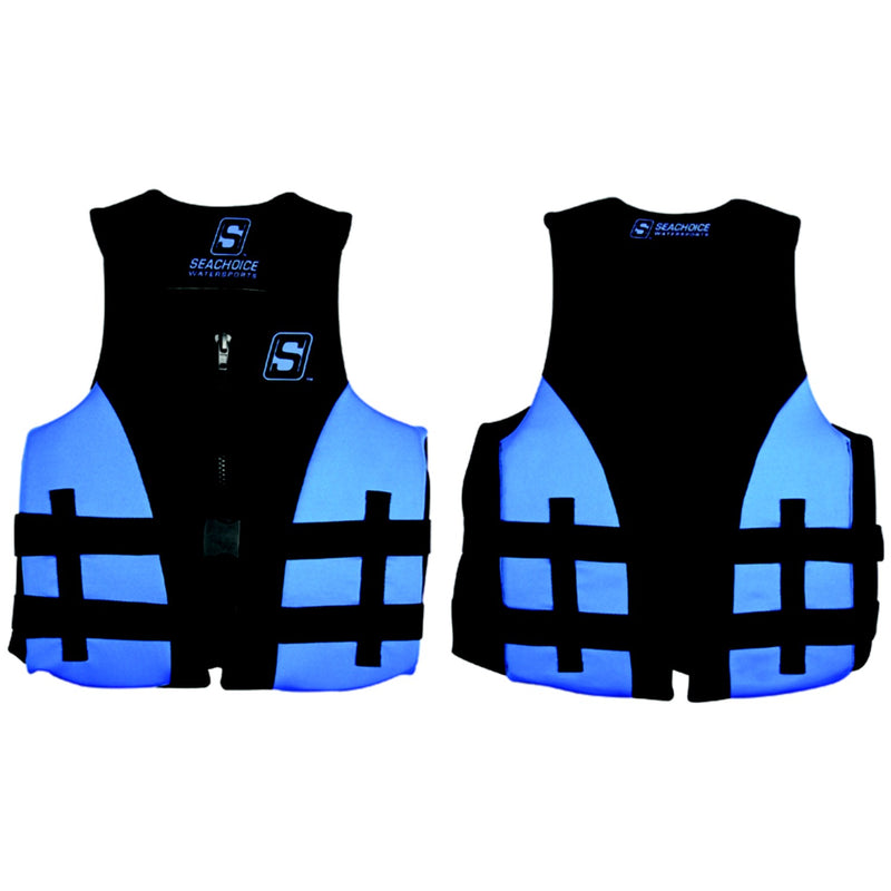 Seachoice 85135 Evoprene Multi-Sport Life Jacket - M - Blue/Black, Fits Chest 33-36 in, USCG Level 70
