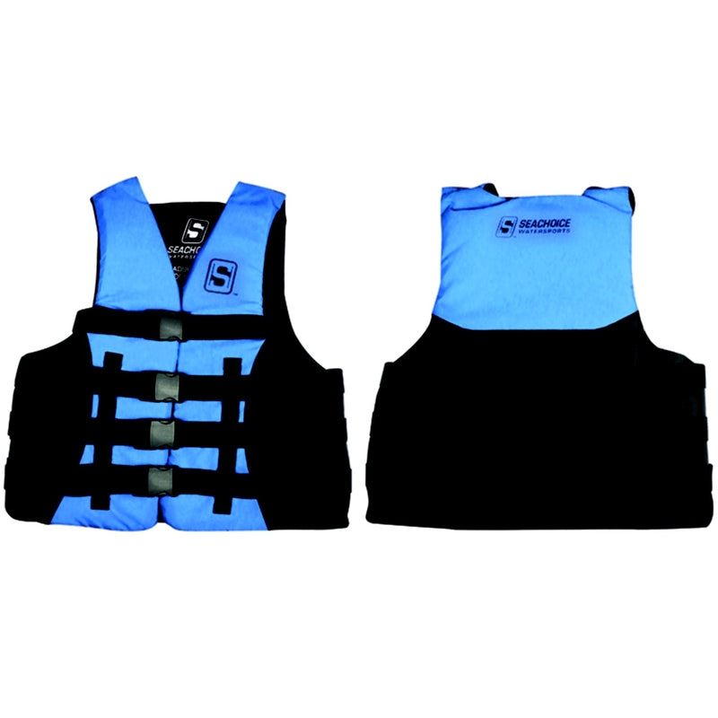 Seachoice 85137 Evoprene Multi-Sport Life Jacket - XL - Blue/Black, Fits Chest 40-44 in, USCG Level 70