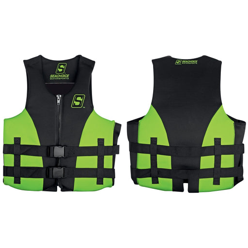 Seachoice 85148 Evoprene Multi-Sport Life Jacket - 2XL - Green/Black, Fits Chest 44-50 in, USCG Level 70