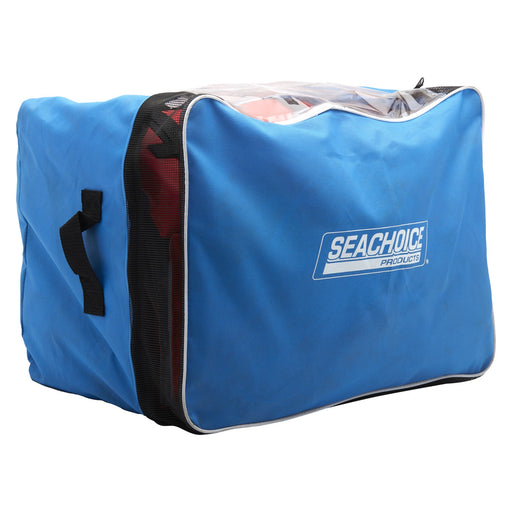 Seachoice General Purpose Life Vest, 4-Pack with Bag, Red, Universal Adult Size, Fits Chest 30-52 in, USCG/TC Approved