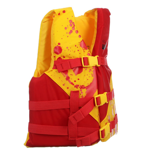Seachoice Level 70 Life Jacket, Deluxe Adjustable Boat Vest, Bright Yellow and Red, Youth, 55-88 Lbs.