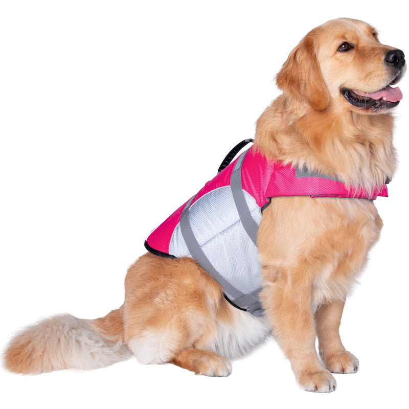 Seachoice 86265 Dog Life Jacket, Color: Pink, Size: XL