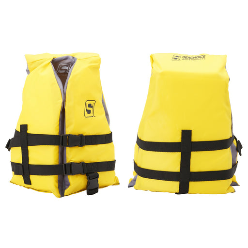 Seachoice General Purpose Life Vest, Child, Yellow, USCG/TC Approved