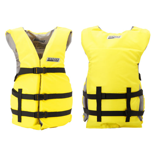 Seachoice General Purpose Life Vest, Youth, Yellow, USCG/TC Approved