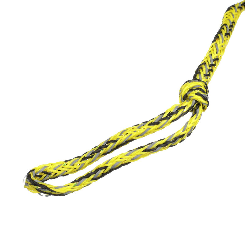 Seachoice 5-Section Reflective Wakeboard Rope, 75 Ft. Long, 15 In. Handle w/ Textured EVA Grip