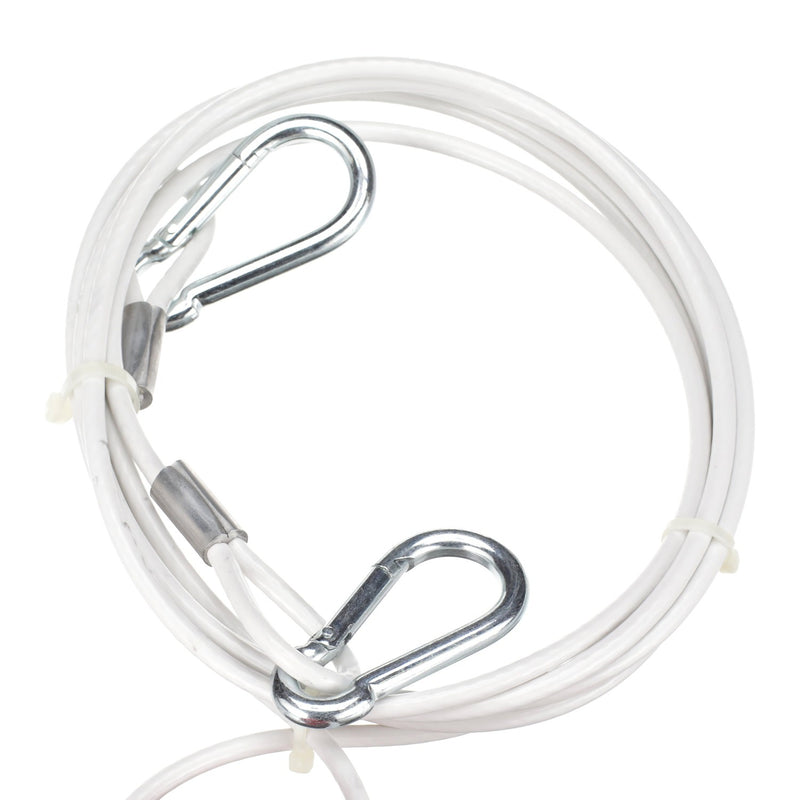Seachoice 86757 Tow Harness w/ 12 Ft. Steel Cable, 1/4 In. Diameter Cable, 1,500 Lb. Tow Capacity