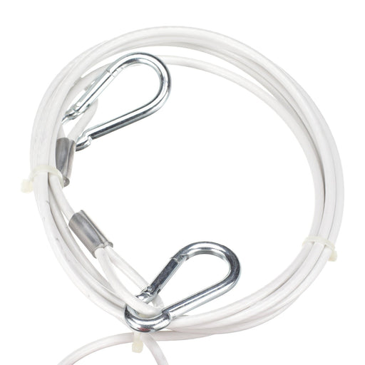 Seachoice 86757 Tow Harness w/ 12 Ft. Steel Cable, 1/4 In. Diameter Cable, 1,500 Lb. Tow Capacity