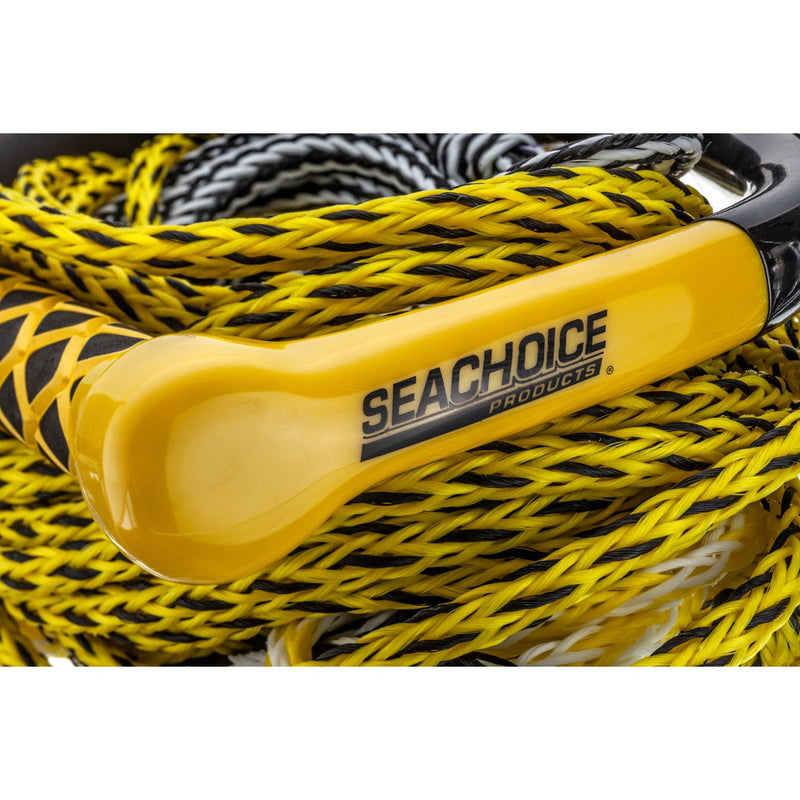 Seachoice 5-Section Wakeboard Rope, 75 Ft. Long, 15 In. Handle w/ Textured EVA Grip, 6 In. Trick Handle