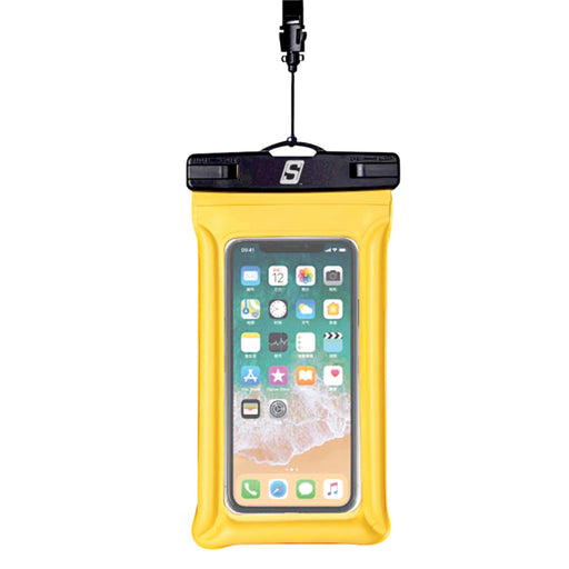 Seachoice 86853 Waterproof Floating Phone Holder Yellow, 5" x 9"