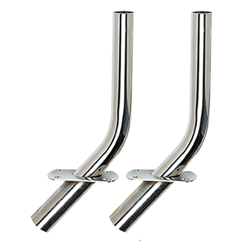 Seachoice Stainless Steel Outrigger Pole Holders Fits 1-1/8" ID Base & 15' Poles