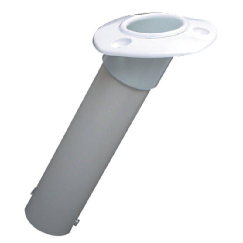 Seachoice 30 Degree Plastic Rod Holder With White Flange