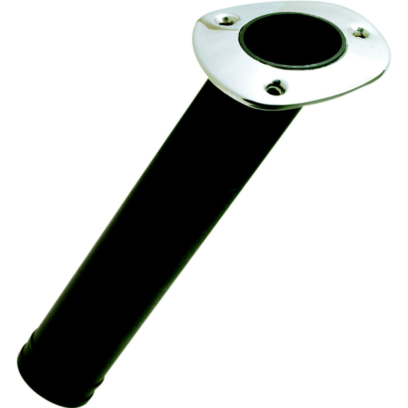 Seachoice 30 Degree Plastic Rod Holder With Stainless Steel Flange