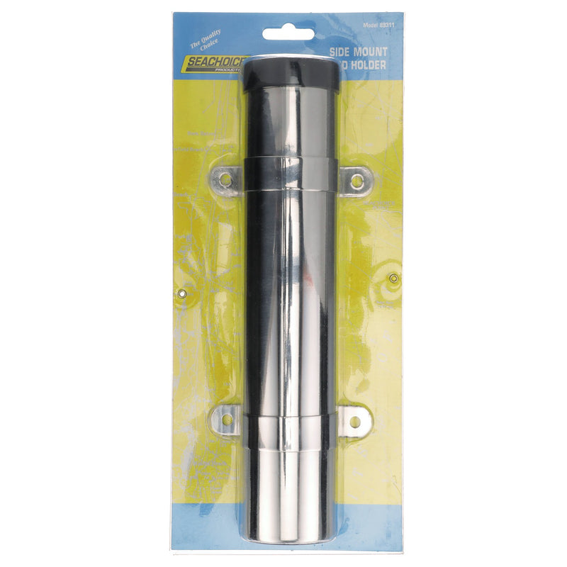 Seachoice Side Mount Rod Holder, Stainless Steel, 1-5/8 in. ID