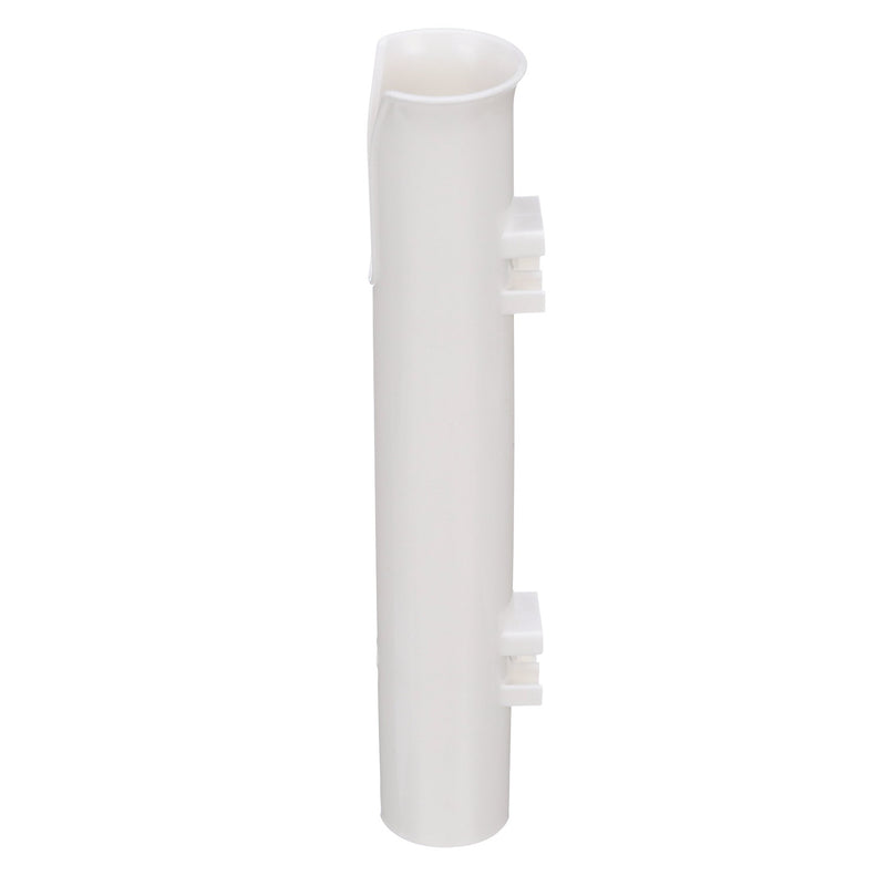 Seachoice Side Mount Rod Holder, Single, PVC, White