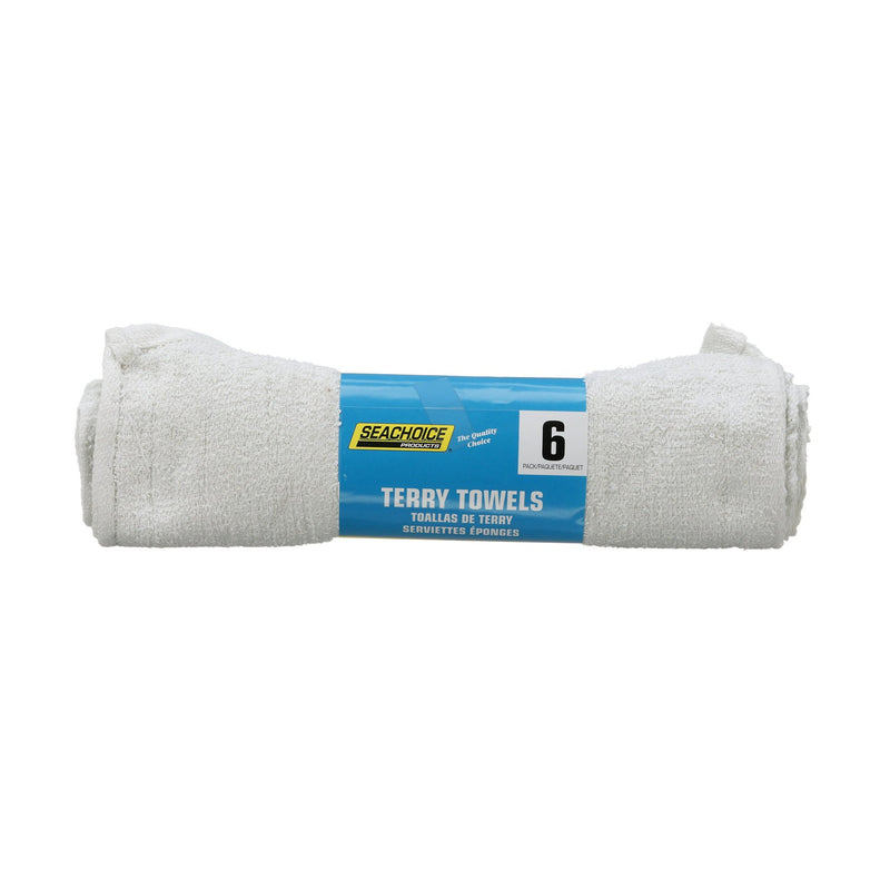 Seachoice Terry Towels, 14 in. X 17 in. Size, 6-Pack Roll