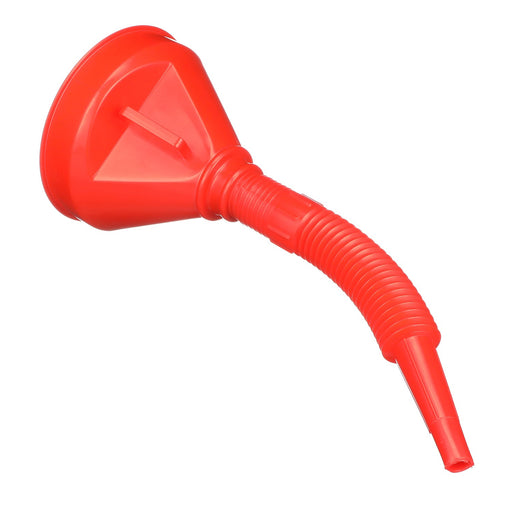 Seachoice 2 Piece Red Funnel with Filter, 5.5 in., Flexible Strainer