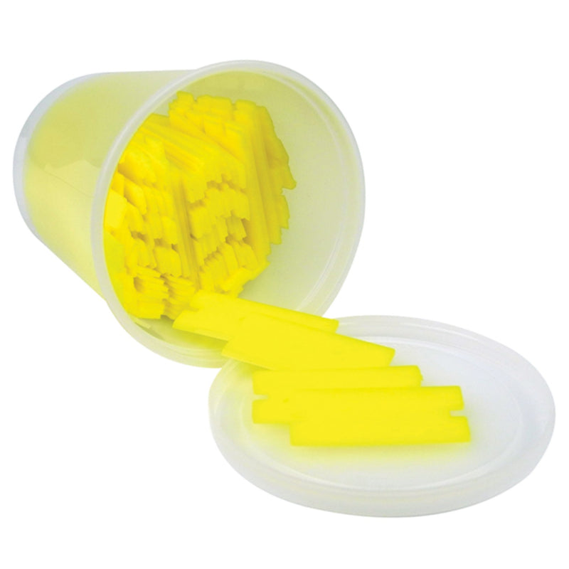 Seachoice 92021 100 Plastic Razor Blades with Bucket