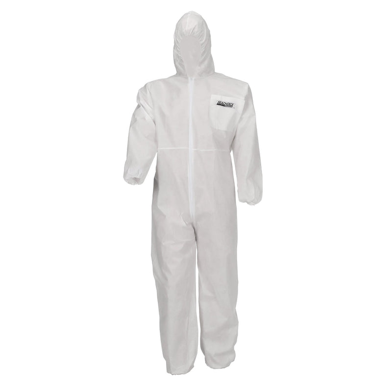 Seachoice 93111 SMS Breathable Disposable Paint Suit With Hood