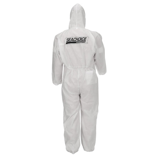 Seachoice 93121 SMS Breathable Disposable Paint Suit With Hood