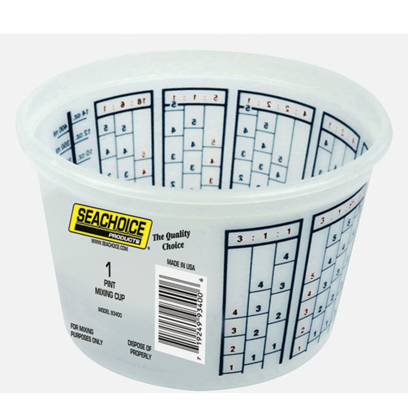 Seachoice 93400 Paint Mix Container, Pint