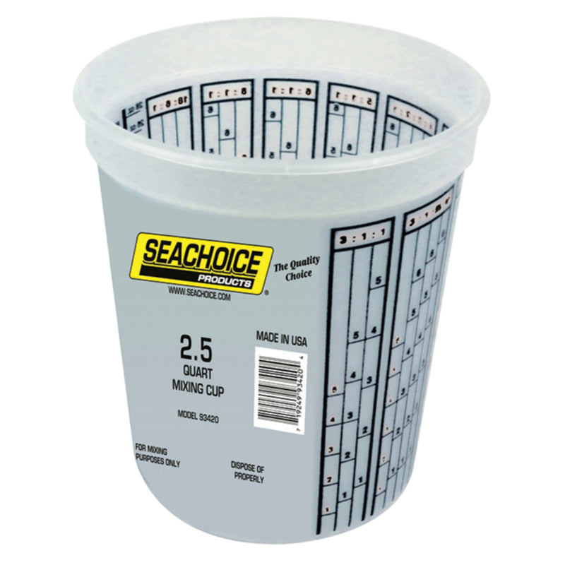 Seachoice 93420 Paint Mix Container, 2.5 Quart