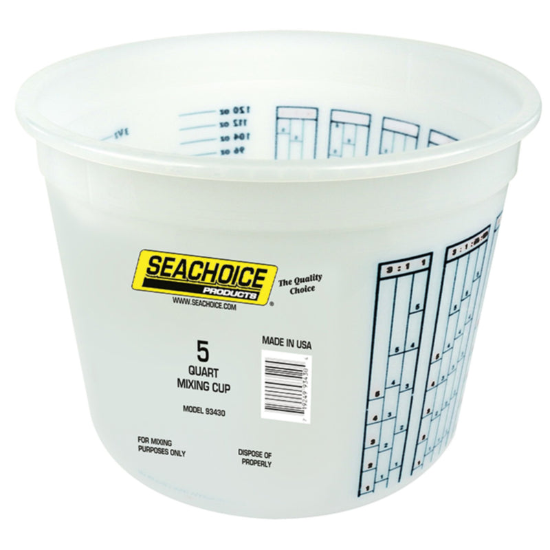 Seachoice 93430 Paint Mix Container, 5 Quart