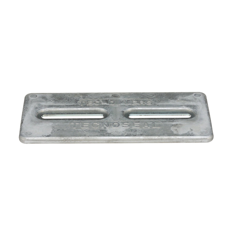 Seachoice Hull Plate Anode, Magnesium, Fresh Water Use, 12 in. X 5 in. X 1/2 in.
