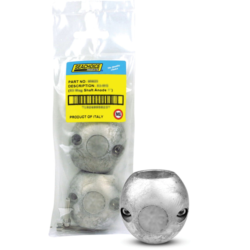 Seachoice 95627 Streamlined Shaft Anode w/Allen Screw, Magnesium, Model X5, Size 1-1/4"