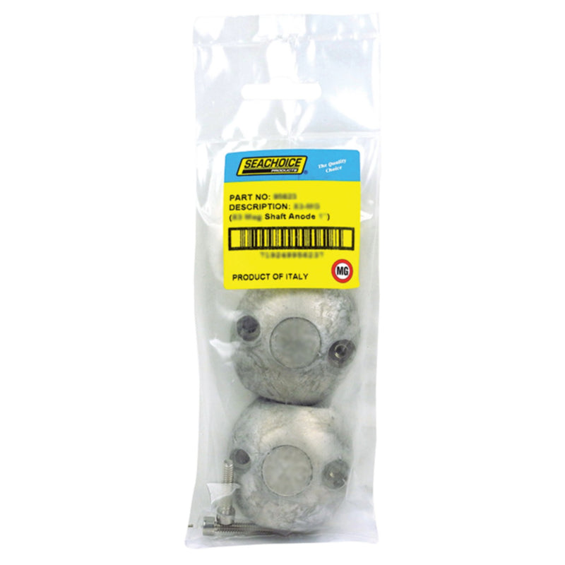Seachoice 95633 Streamlined Shaft Anode w/Allen Screw, Magnesium, Model X7, Size 1-1/2"