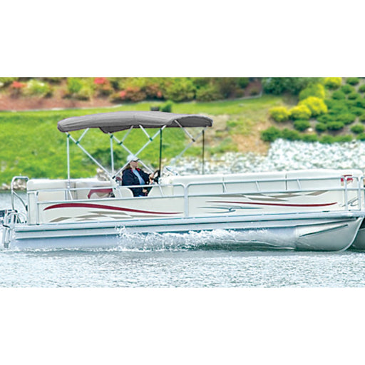 Carver 510A04 48 High 4 Bow Square Tube Pontoon UPS-able Bimini Top, Pacific Blue Sunbrella Fabric Only