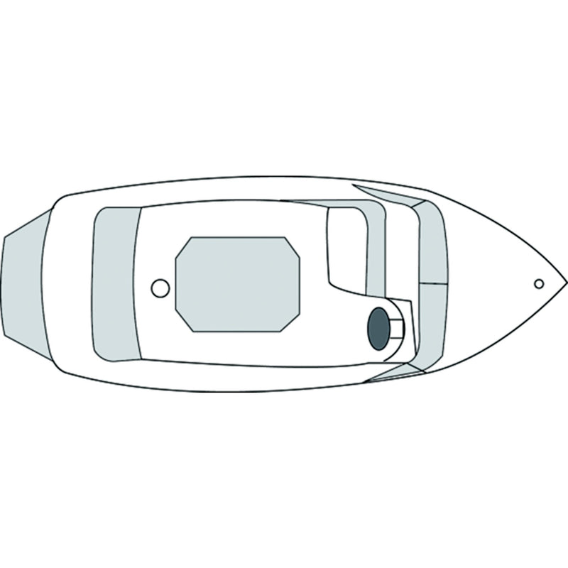 Carver 79003 Flex-Fit PRO™ Poly-Flex II Fish & Ski Boats I/0 or O/B, Slate Gray