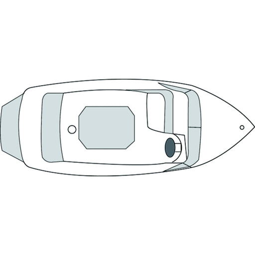 Carver 79003 Flex-Fit PRO™ Poly-Flex II Fish & Ski Boats I/0 or O/B, Slate Gray
